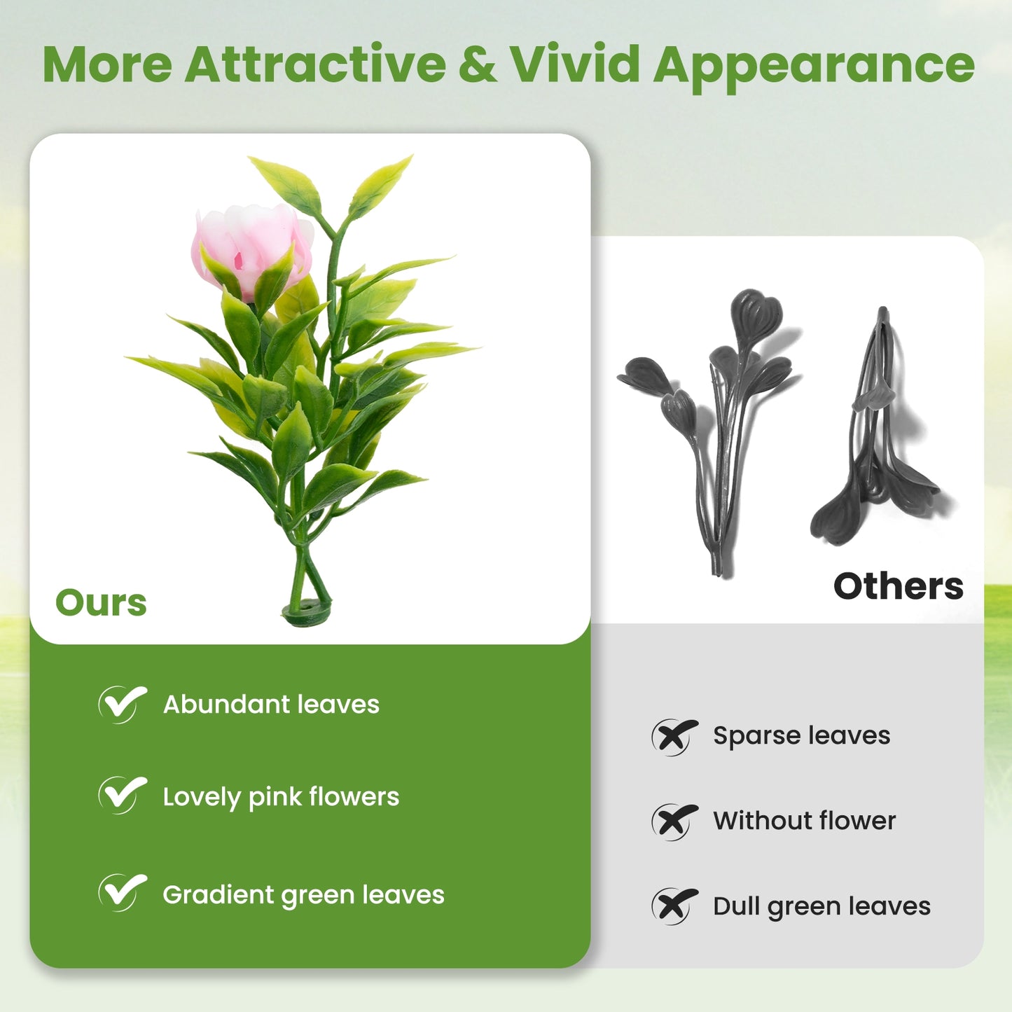 2 Pieces Artificial Plant Topiary Balls 17.5 Inch Faux Decorative Balls with Pink Flowers, Green Faux Plants at Gallery Canada