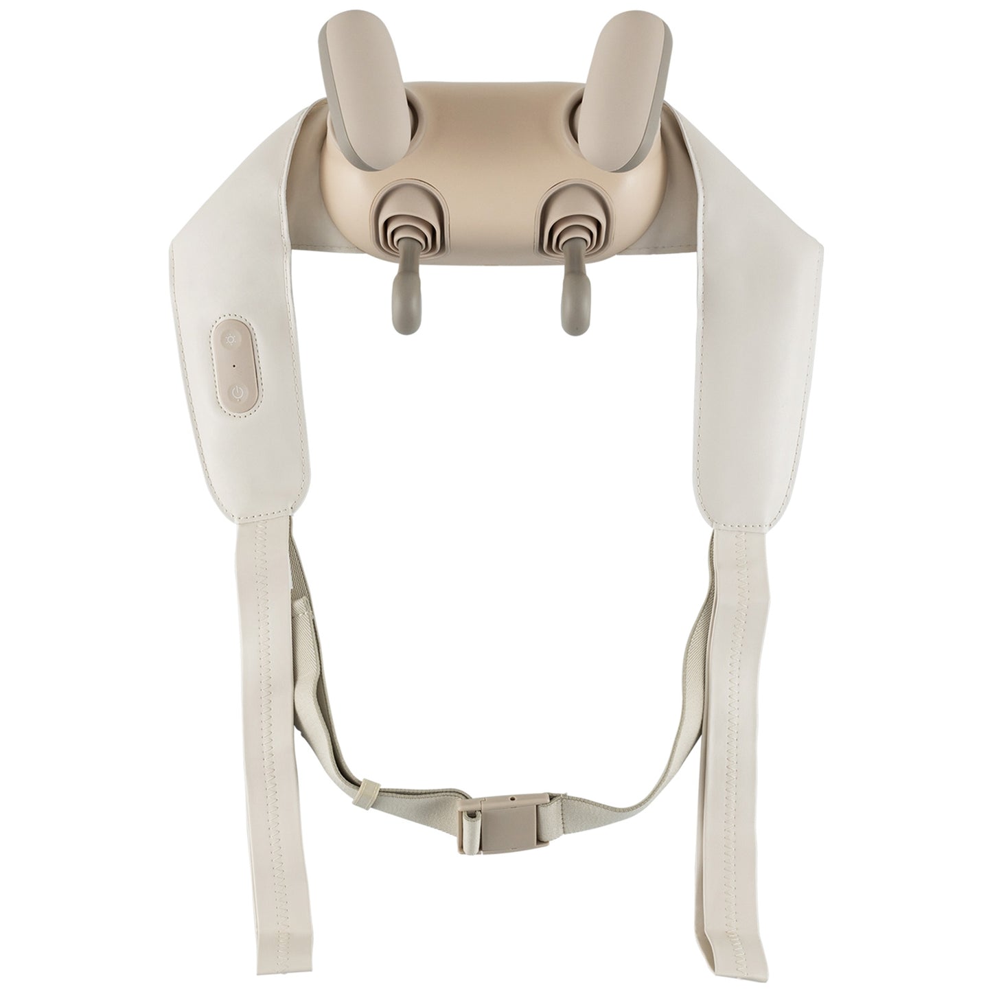 Massageur pour cou et épaules, 2 niveaux de chaleur, soulagement de la douleur, beige