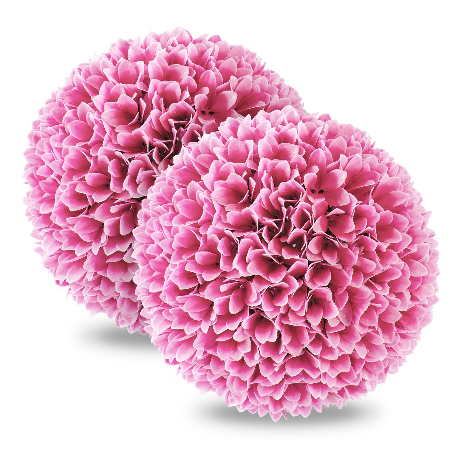 2 PCS Artificial Plant Topiary Balls Faux Boxwood Decorative Balls, Pink Faux Plants Pink at Gallery Canada