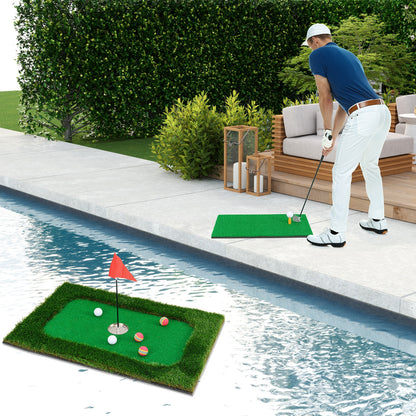 Floating Golf Green for Pool with 6 Golf Balls and Golf Flag, Green Golf at Gallery Canada