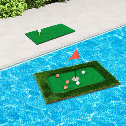 Floating Golf Green for Pool with 6 Golf Balls and Golf Flag, Green Golf at Gallery Canada