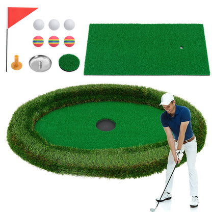 Floating Golf Green Oval Floating Chipping for Pool, Green Golf at Gallery Canada
