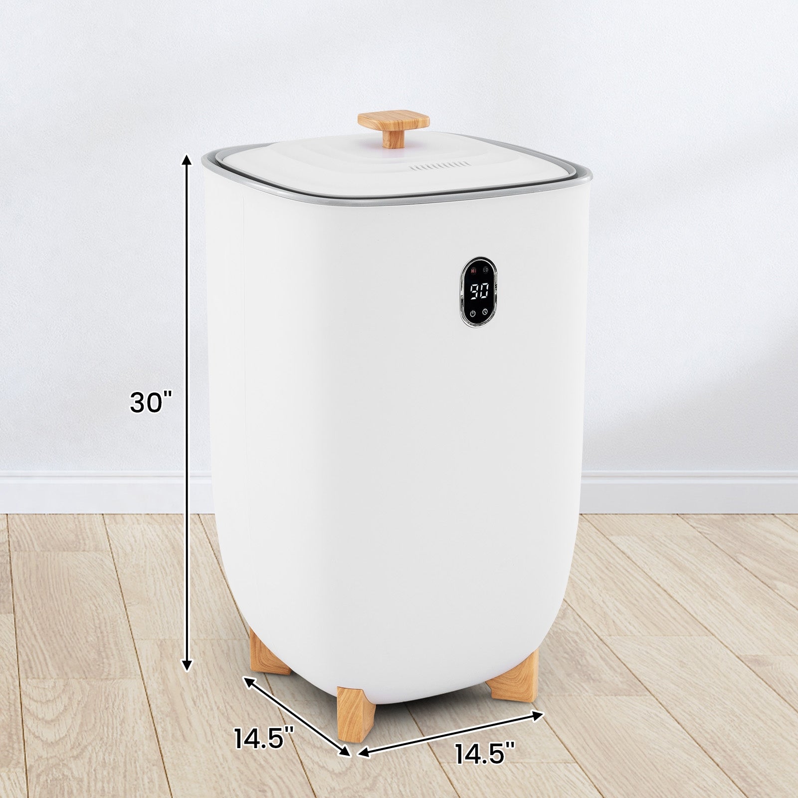 40L Towel Warmer Bucket, 2 Heating Temperatures, White Dryers at Gallery Canada