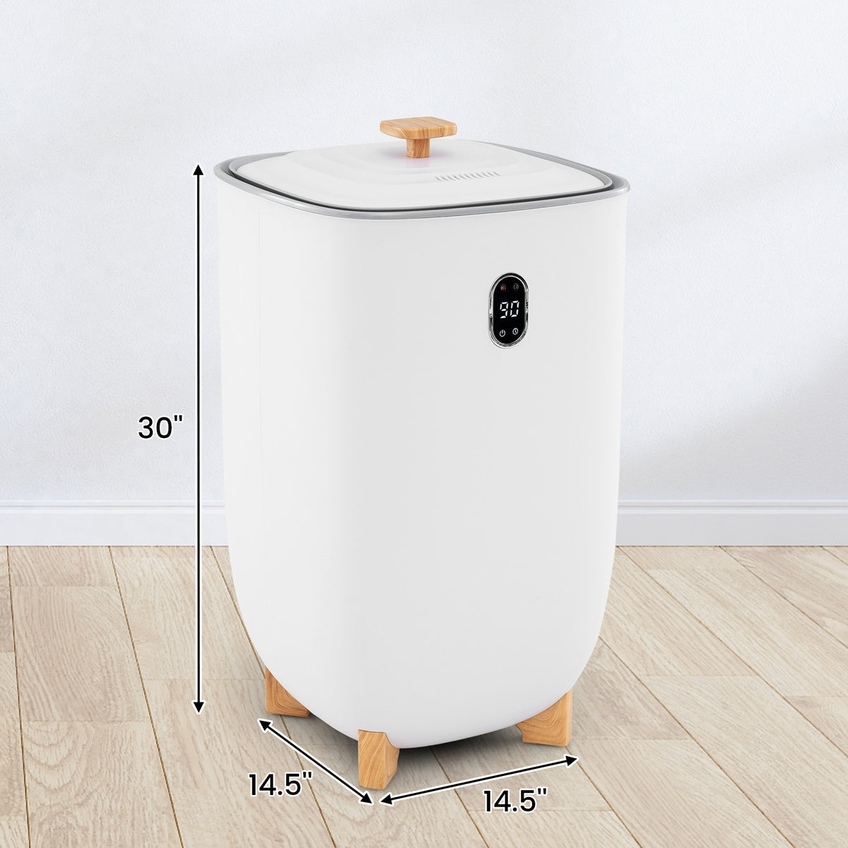 40L Towel Warmer Bucket, 2 Heating Temperatures, White Dryers at Gallery Canada