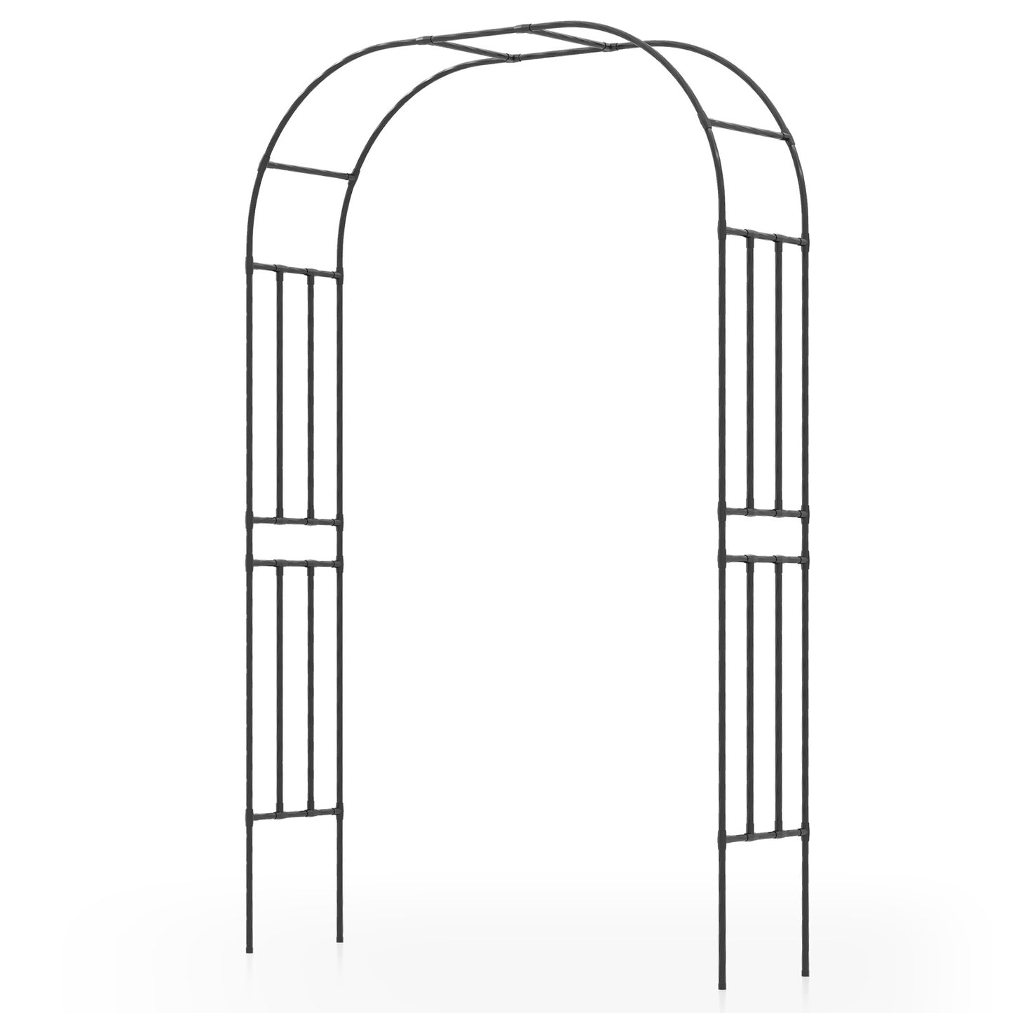 Metal Garden Arch Trellis For Climbing Plants, Black Plant Supports at Gallery Canada