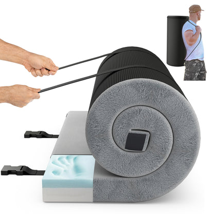 Foldable Camping Mattress, High Density Foam Cushion, Anti-Slip Bottom, Gray Air Mattresses & Sleeping Bags at Gallery Canada