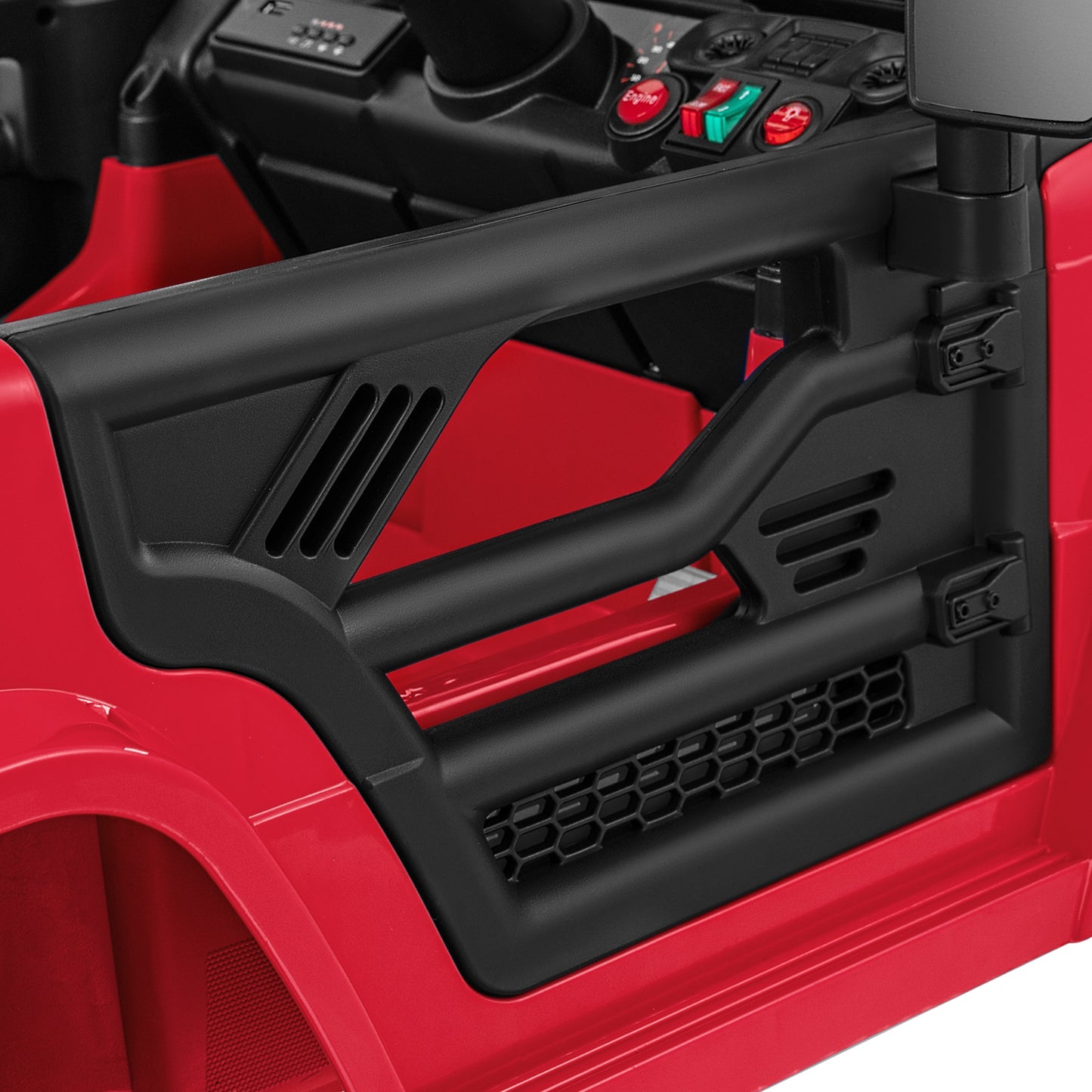 12V Kids Ride on Truck Car with Parental Remote and Music Player, Red Powered Ride On Toys at Gallery Canada