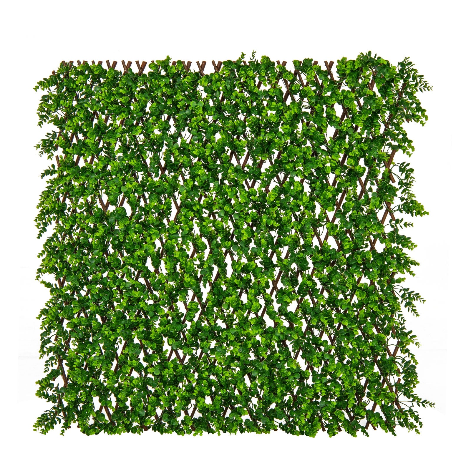 Expandable Fence Privacy Screen, Sun-Protective Artificial Hedge, Green Faux Plants at Gallery Canada