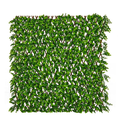 Expandable Fence Privacy Screen, Sun-Protective Artificial Hedge, Green Faux Plants at Gallery Canada