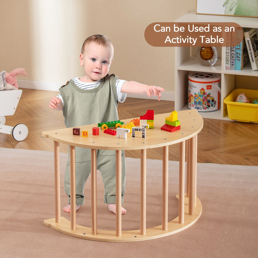 Kids Climbing Arch with Cushion Montessori Arch Climber/Rocker for Toddlers, Coffee Climbers & Slides at Gallery Canada