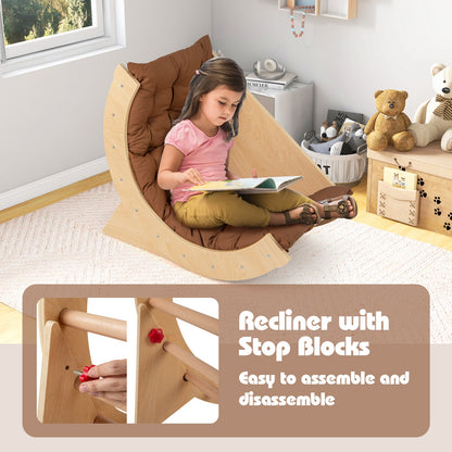 Kids Climbing Arch with Cushion Montessori Arch Climber/Rocker for Toddlers, Coffee Climbers & Slides at Gallery Canada