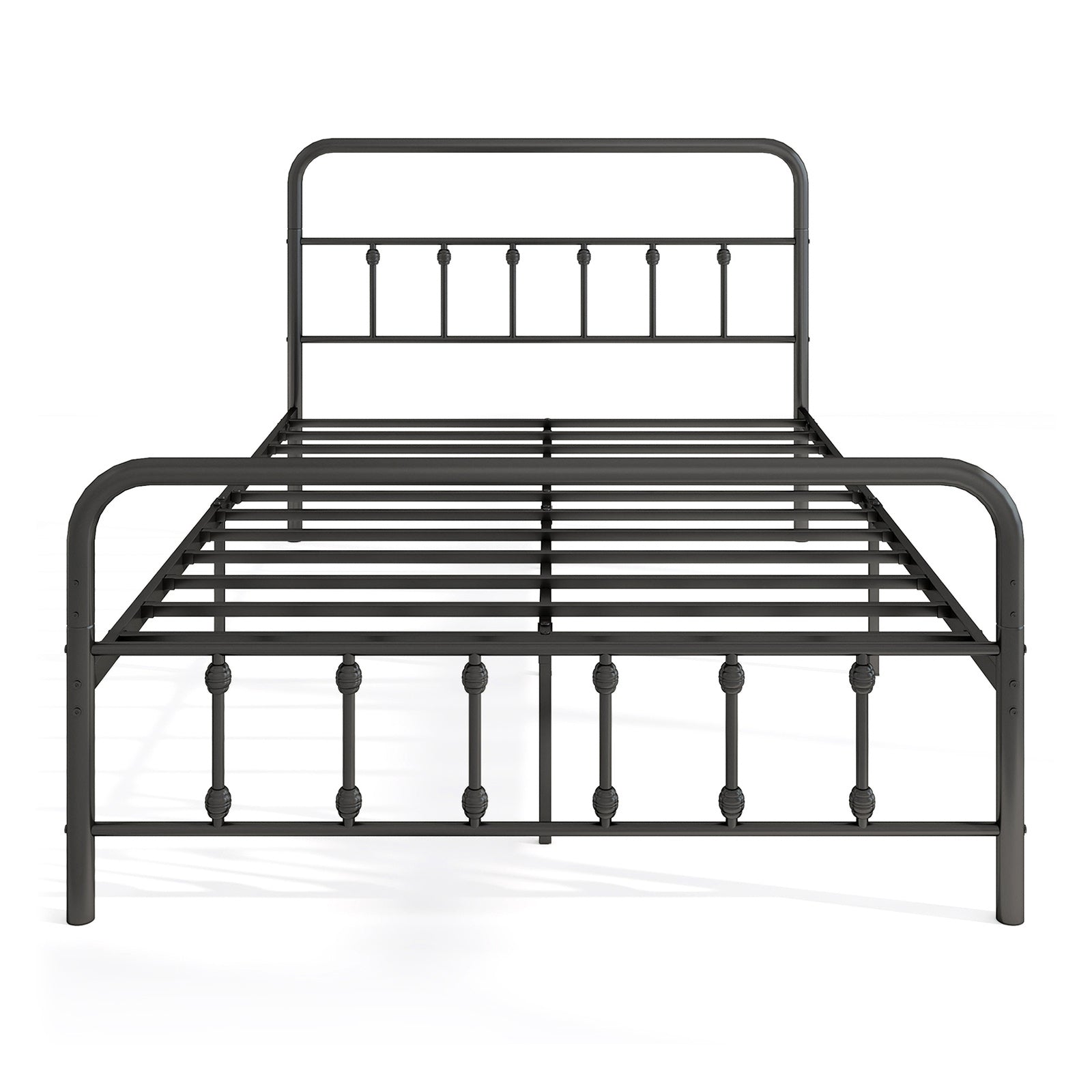 Full Size Bed Frame With Headboard, Under Bed Storage, Black Simple Bed Frame at Gallery Canada