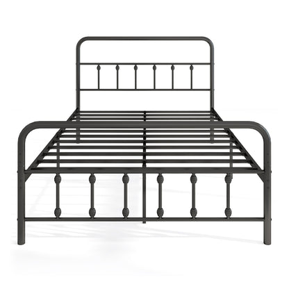 Full Size Bed Frame With Headboard, Under Bed Storage, Black Simple Bed Frame at Gallery Canada