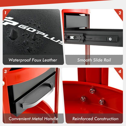 Rolling Mechanic Stool with Removable Padded Seat and Drawers Garages at Gallery Canada