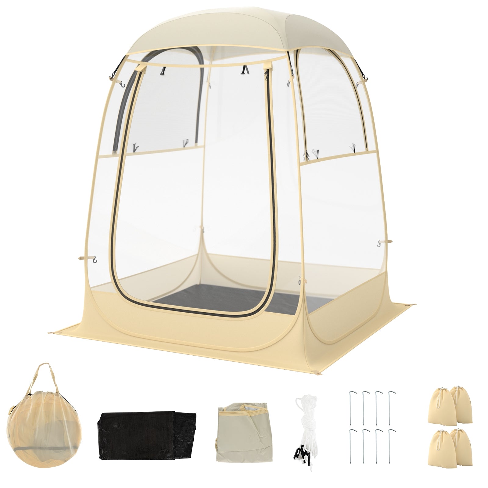 Instant Pop Up Sports Tent, 1-2/5-6 People, Carrying Bag, Floor Mat Tents at Gallery Canada
