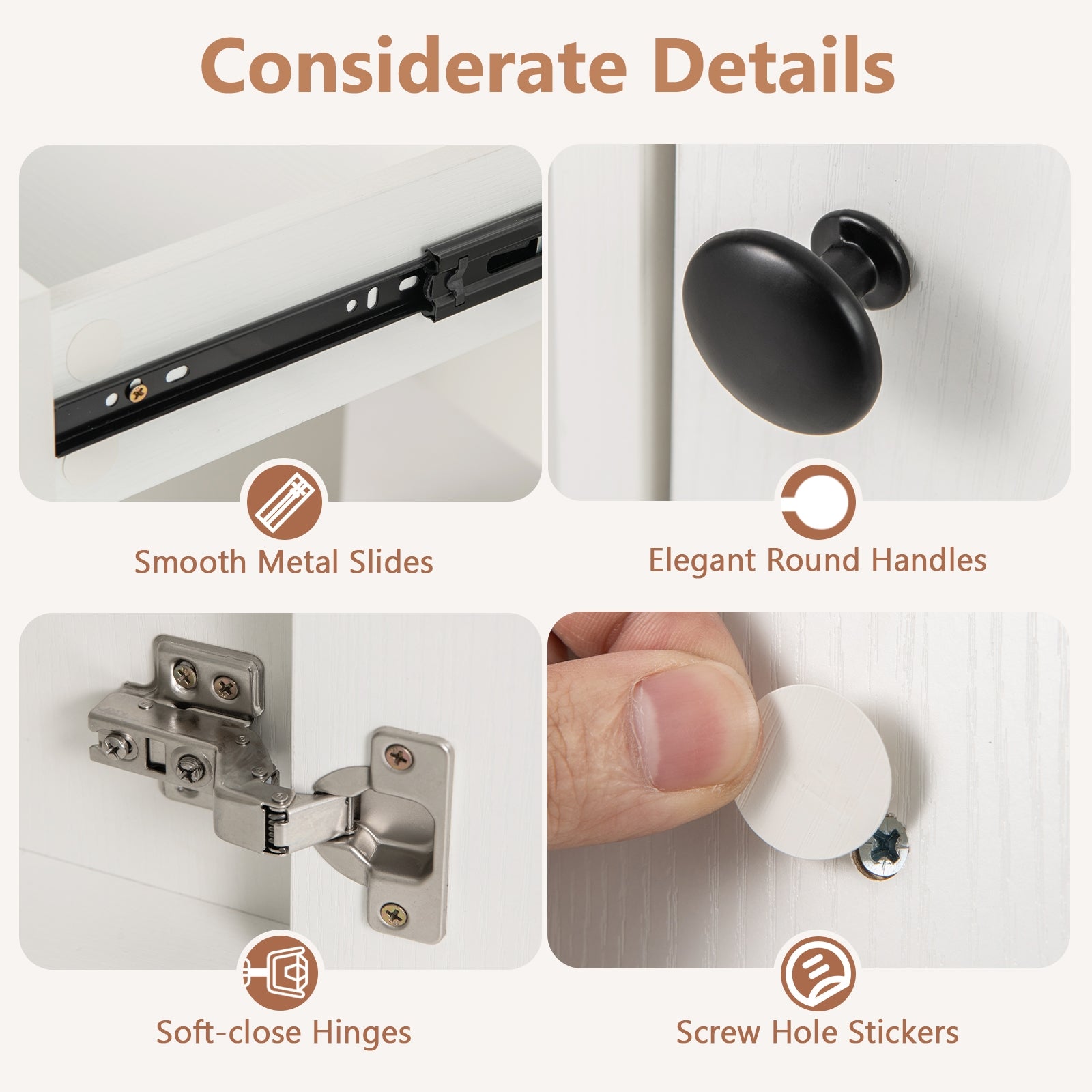 Vanity Desk with Mirror and Lights, White Makeup Vanities at Gallery Canada