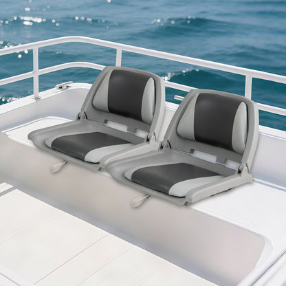 Boat Seat Folding Low Back Boat Chair with Marine-Grade PVC, White Water Sports at Gallery Canada