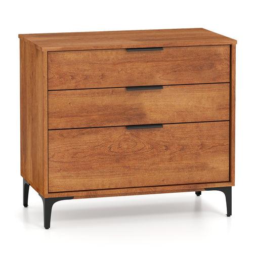 3 Drawer Dresser, Interlock System, Cherry