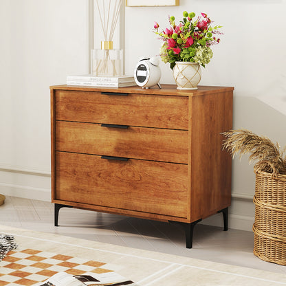 3 Drawer Dresser with Interlock System for Bedroom Living Room, Cherry Dressers & Chests at Gallery Canada