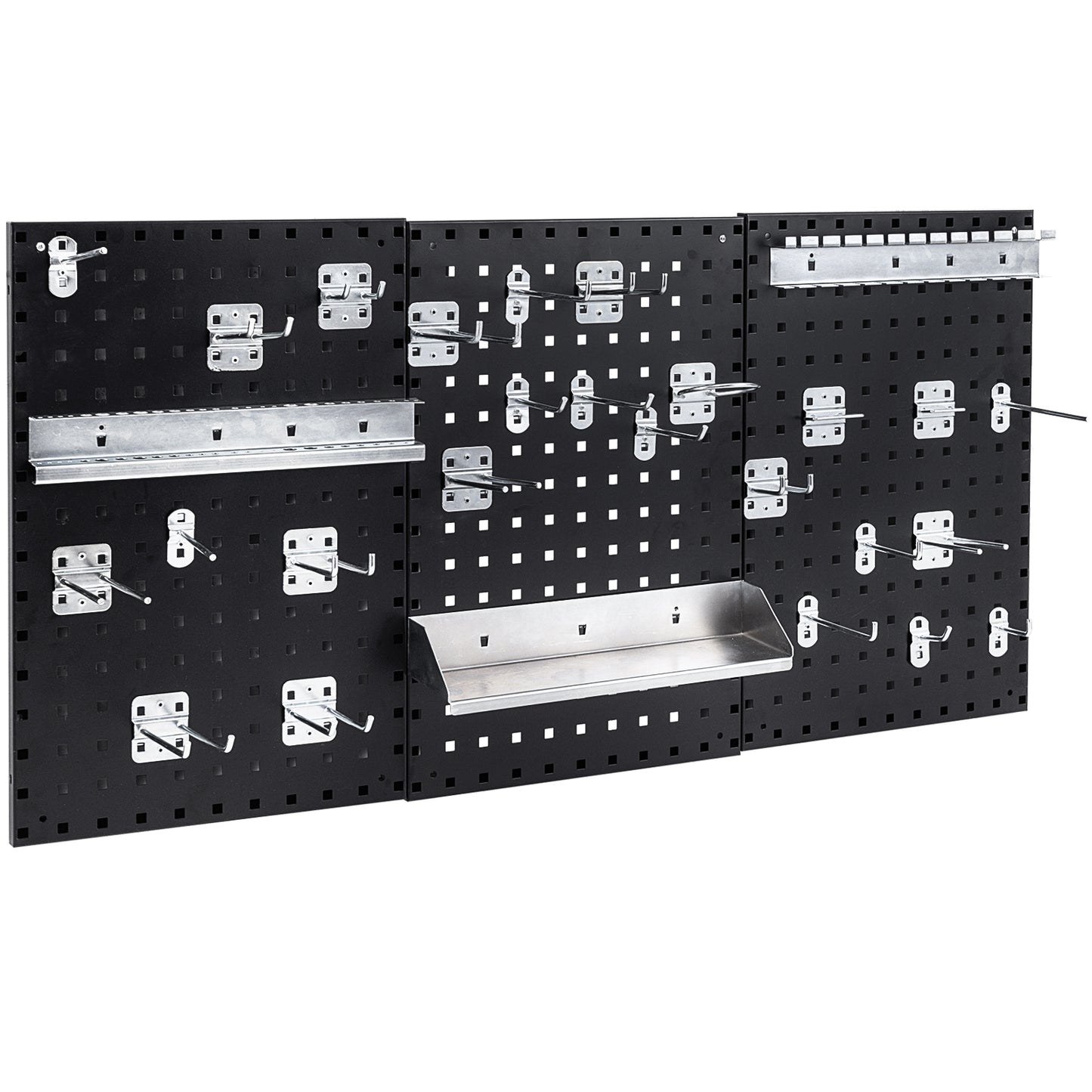 Wall Mounted Pegboard Kit, 3 Pegboards, Garage Workshop, Black Garages Black at Gallery Canada