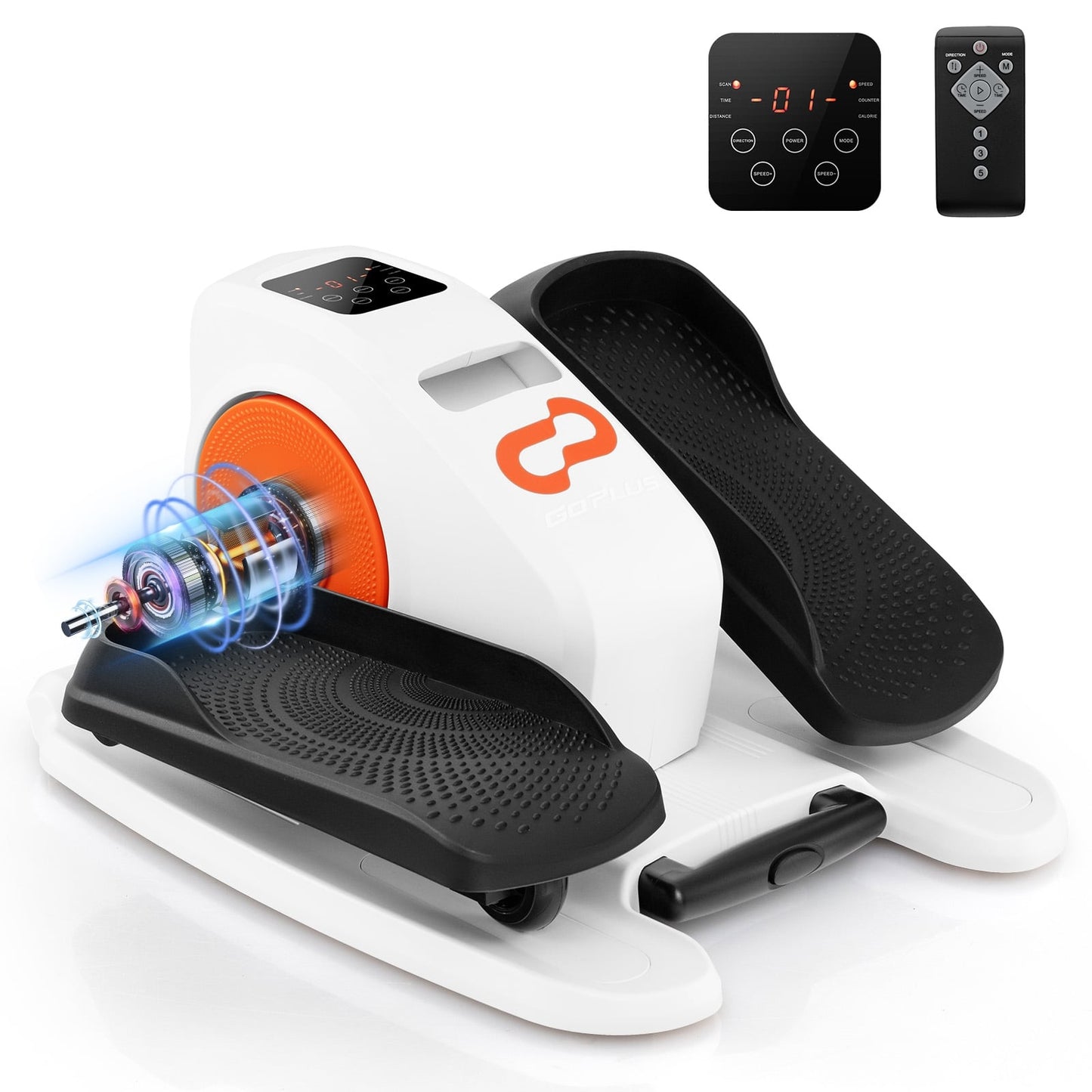 Under Desk Elliptical Machine, With Display Monitor, White Elliptical Trainers at Gallery Canada