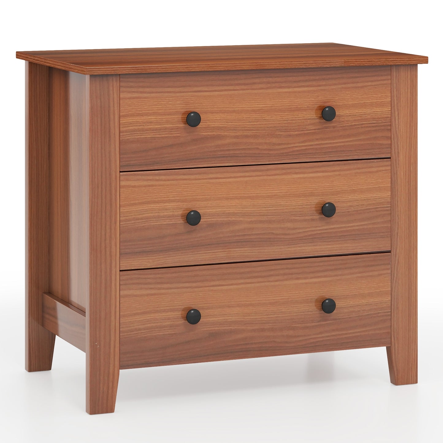 3 Drawer Dresser Chest, Walnut Cabinets & Chests at Gallery Canada