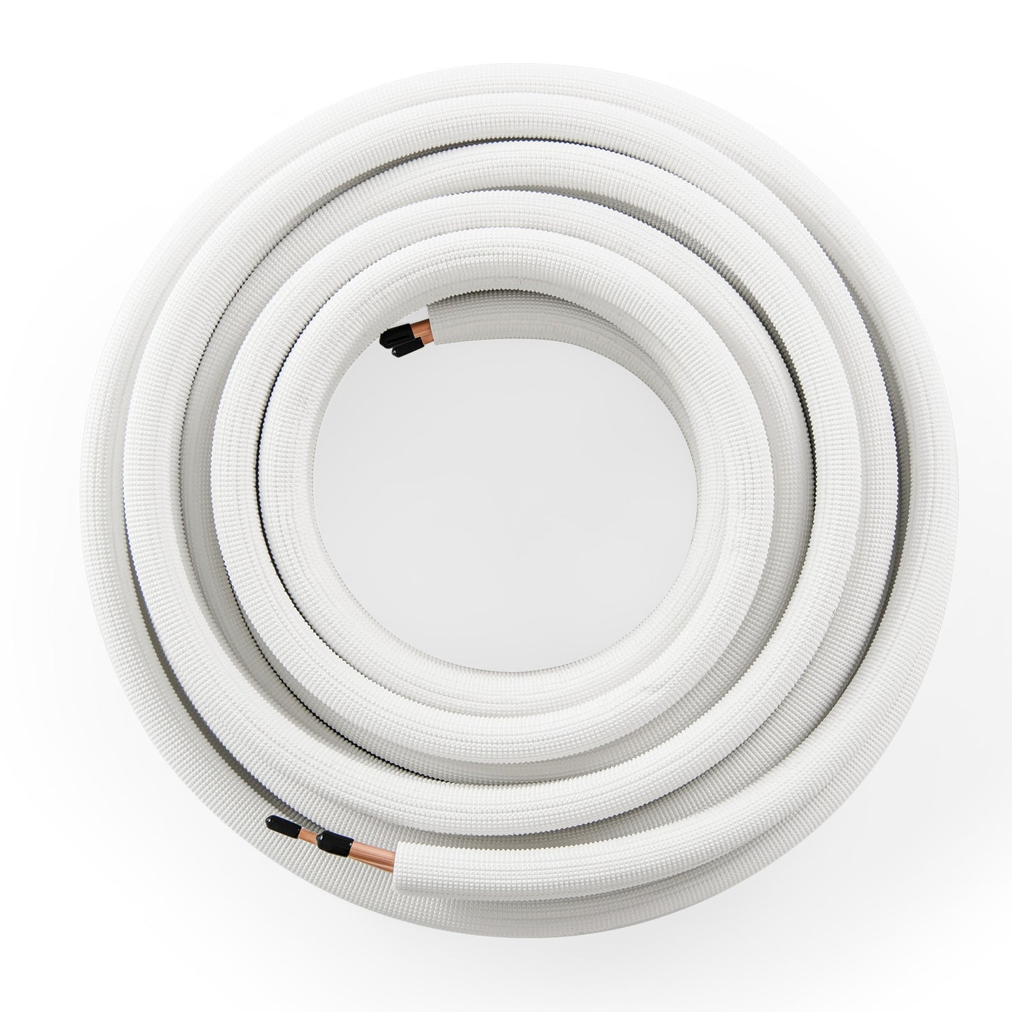 50 Feet Mini Split Line Set with 1/4 Inch and 3/8 Inch O.D. Copper Pipes Tubing, White Mini Split AC Parts & Accessories at Gallery Canada