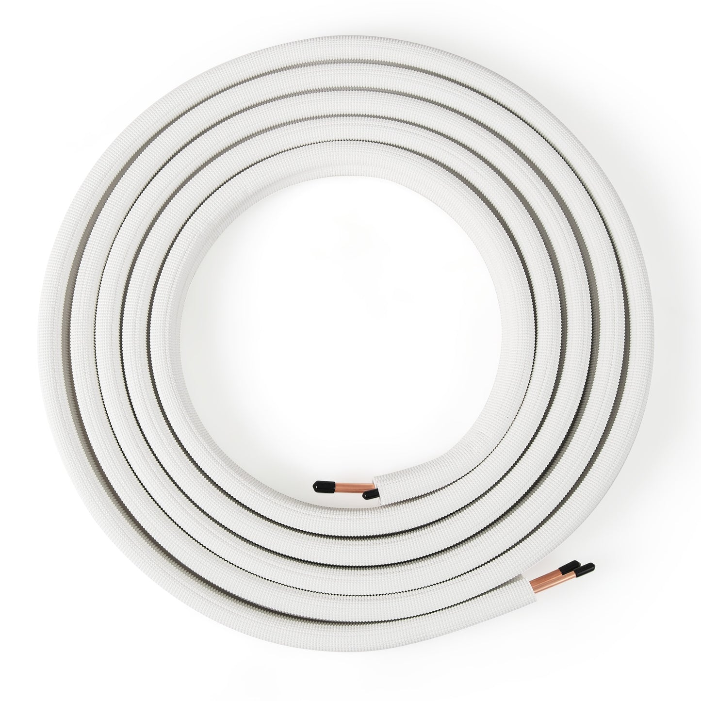 25 Ft Mini Split Line Set, 1/4 Inch And 3/8 Inch O.D. Copper Pipes, White Mini Split AC Parts & Accessories White at Gallery Canada
