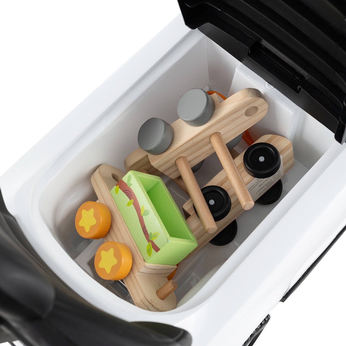 3 in 1 Push Car with Removable Handle and Guardrail for Kids 18-36 Months Old, White Push & Pedal Ride On Toys at Gallery Canada