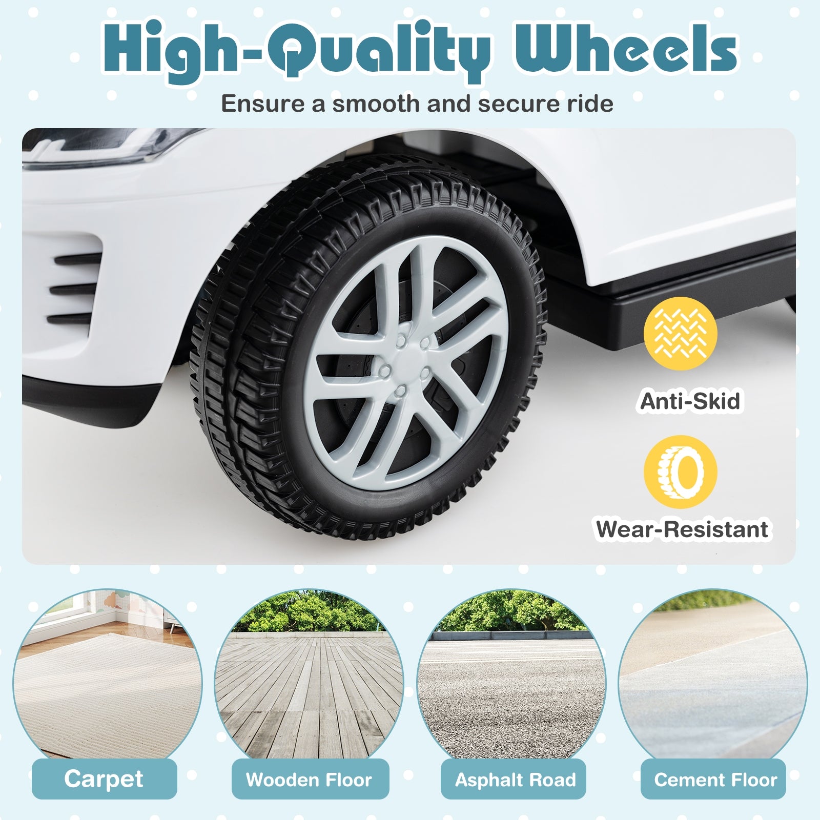 3 in 1 Push Car with Removable Handle and Guardrail for Kids 18-36 Months Old, White Push & Pedal Ride On Toys at Gallery Canada