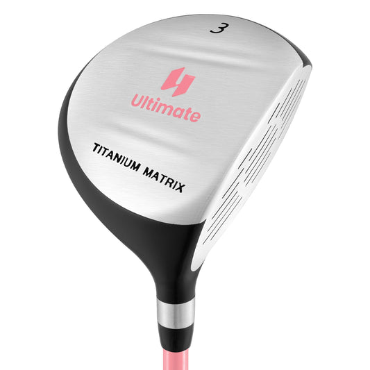 38 Inch 165CC Junior Fairway Wood Golf Club, Pink Golf Pink at Gallery Canada