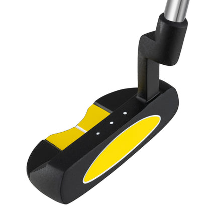 Putter de golf Junior Mallet pour enfants de 8 à 10 ans, jaune