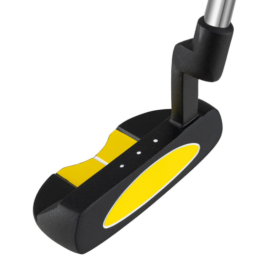 Putter de golf Junior Mallet pour enfants de 8 à 10 ans, jaune