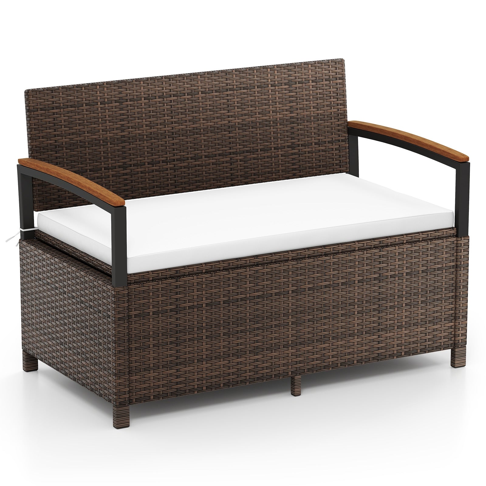 Outdoor Storage Bench Deck Box, White Sheds & Outdoor Storage at Gallery Canada