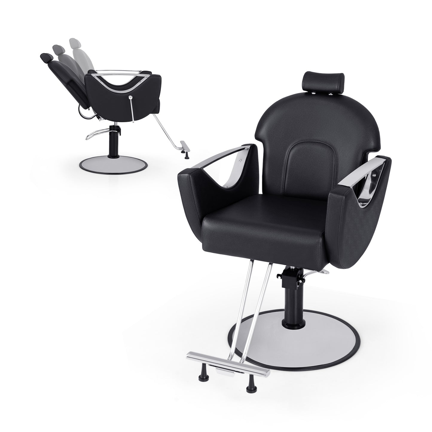 360° Swivel Reclining Salon Chair, Black Spa & Salon at Gallery Canada