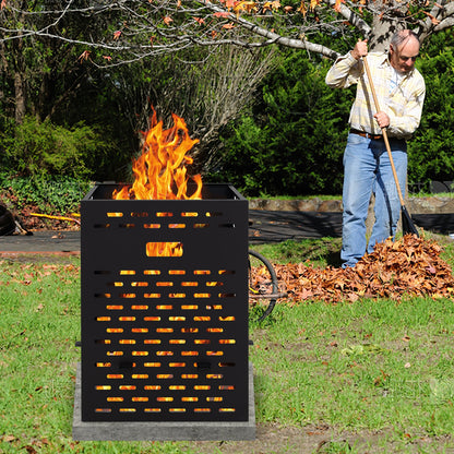 30 Inches Ultra Thick Burn Barrel, Venting Patterns, 4 Cross Braces Fireplace Tools at Gallery Canada