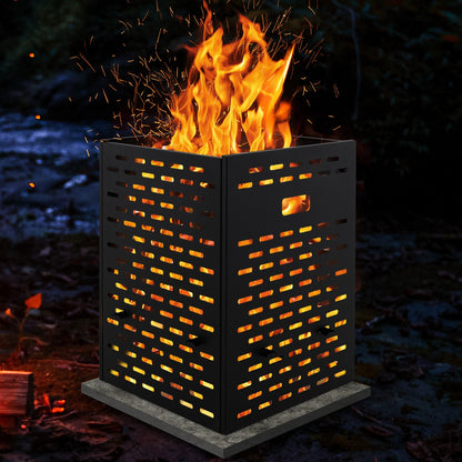 30 Inches Ultra Thick Burn Barrel, Venting Patterns, 4 Cross Braces Fireplace Tools at Gallery Canada