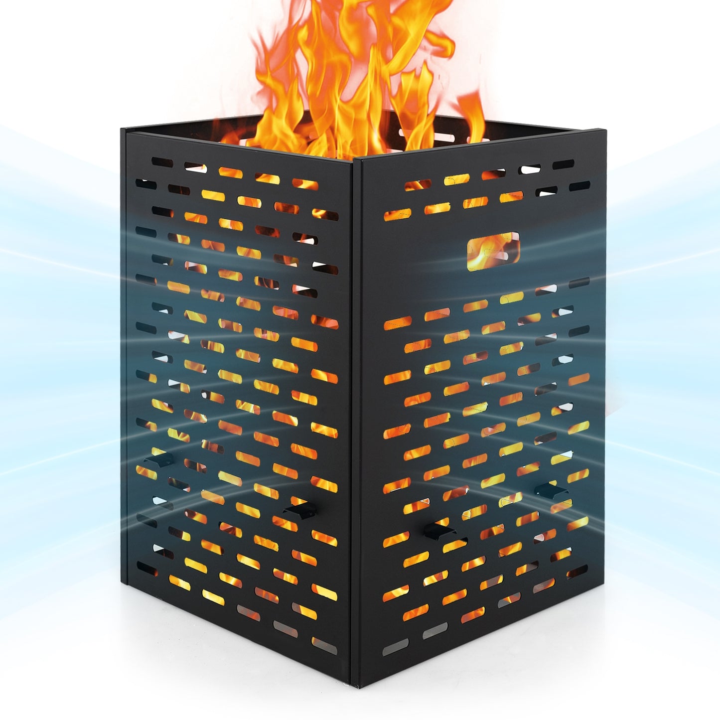 30 Inches Ultra Thick Burn Barrel, Venting Patterns, 4 Cross Braces Fireplace Tools Options at Gallery Canada