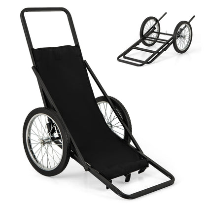 550 LBS Folding Deer Game Cart, Polyester Liner, Hunting, Black Garages at Gallery Canada