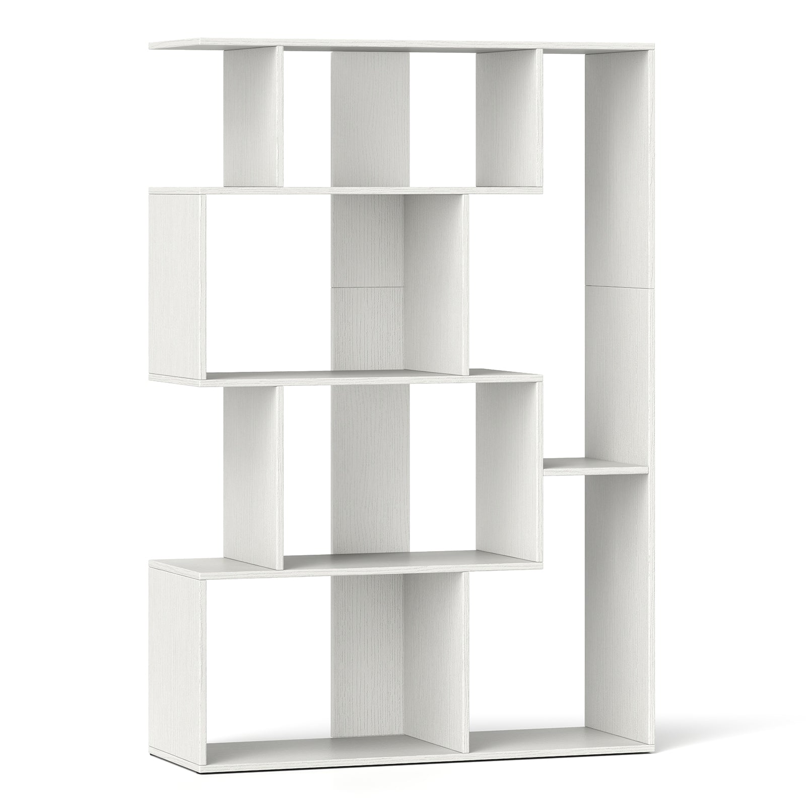 47 Inch 6-Cube Open-back Geometric Bookshelf for Bedroom Living Room, White Bookcases at Gallery Canada