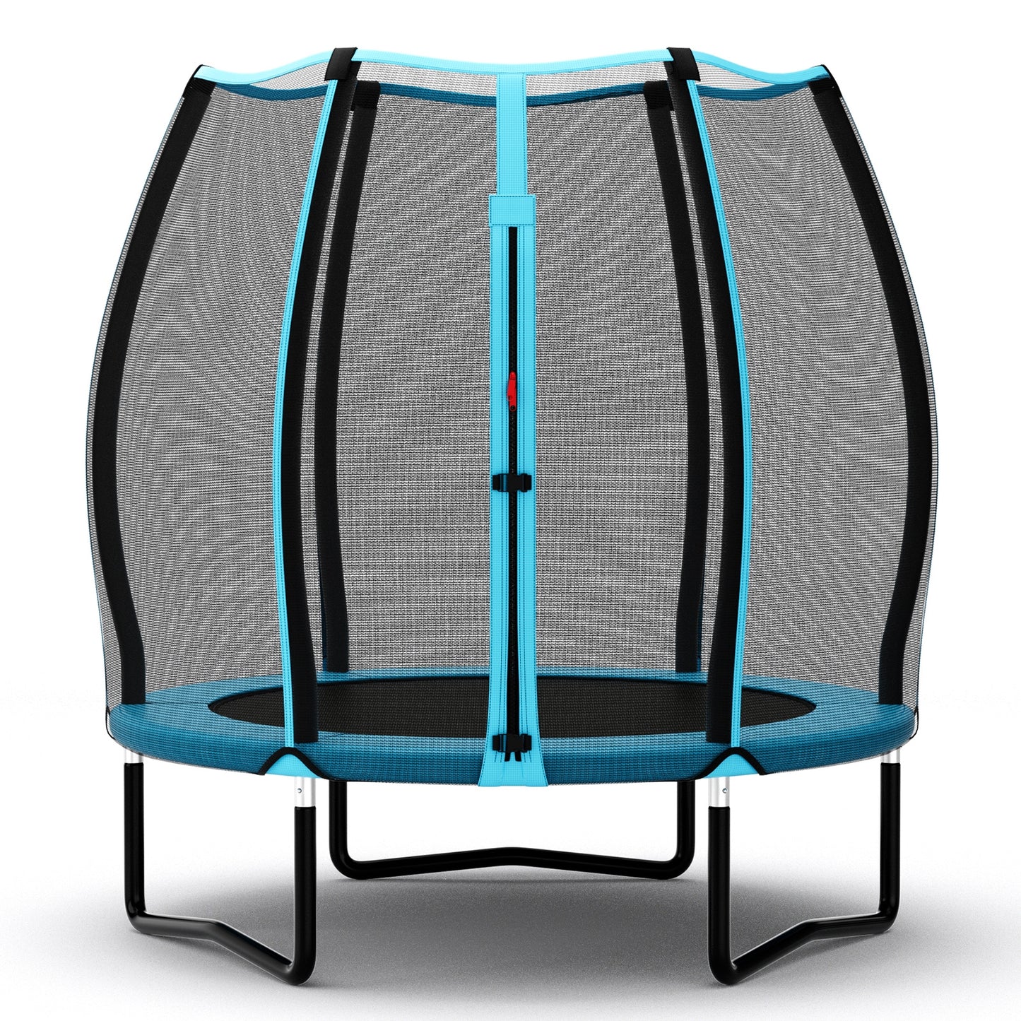 55 Inch Trampoline for Kids Toddler Mini Trampoline with Safety Enclosure Net, Blue Trampolines at Gallery Canada