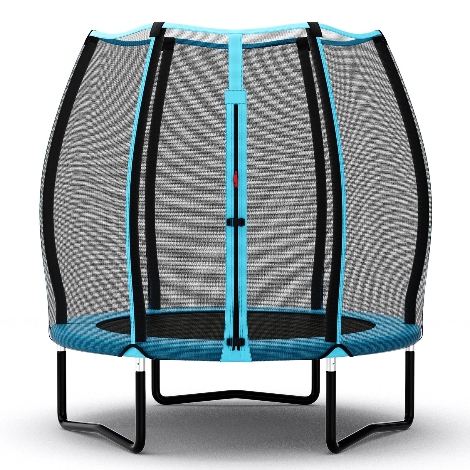 55 Inch Trampoline for Kids Toddler Mini Trampoline with Safety Enclosure Net, Blue Trampolines at Gallery Canada