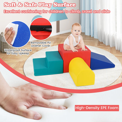 Climb and Crawl Foam Block Play Set for Infant Baby, Red Climbers & Slides at Gallery Canada