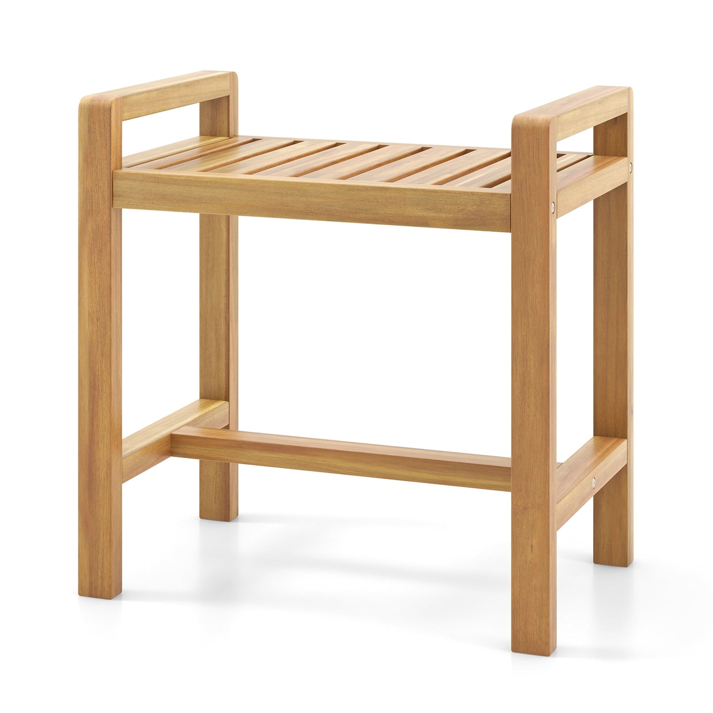 Teak Wood Shower Bench, Natural Bath Safety Natural at Gallery Canada