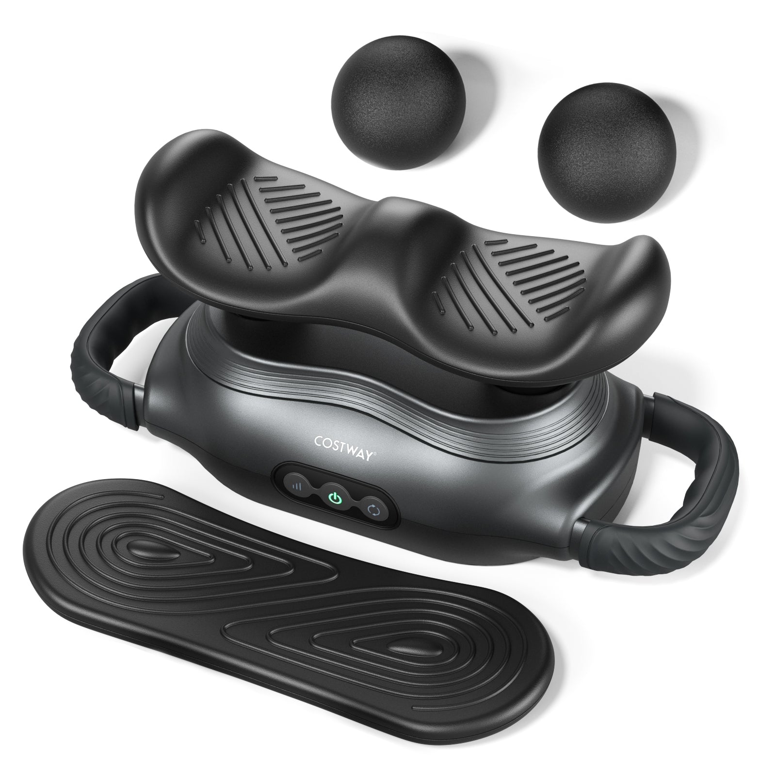 Deep Tissue Massage Gun, 3 Heads 3 Modes, Black Massage Black at Gallery Canada