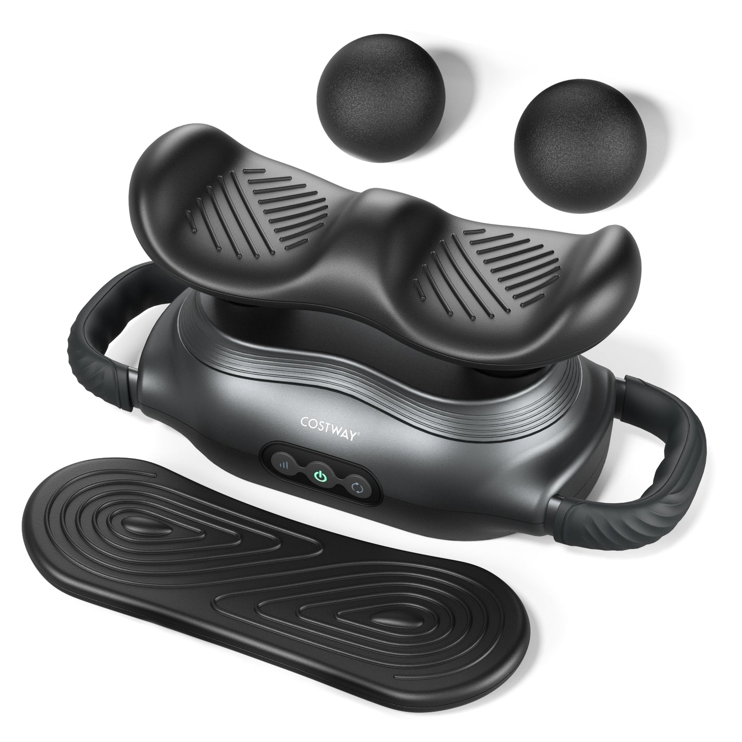 Deep Tissue Massage Gun, 3 Heads 3 Modes, Black Massage Black at Gallery Canada