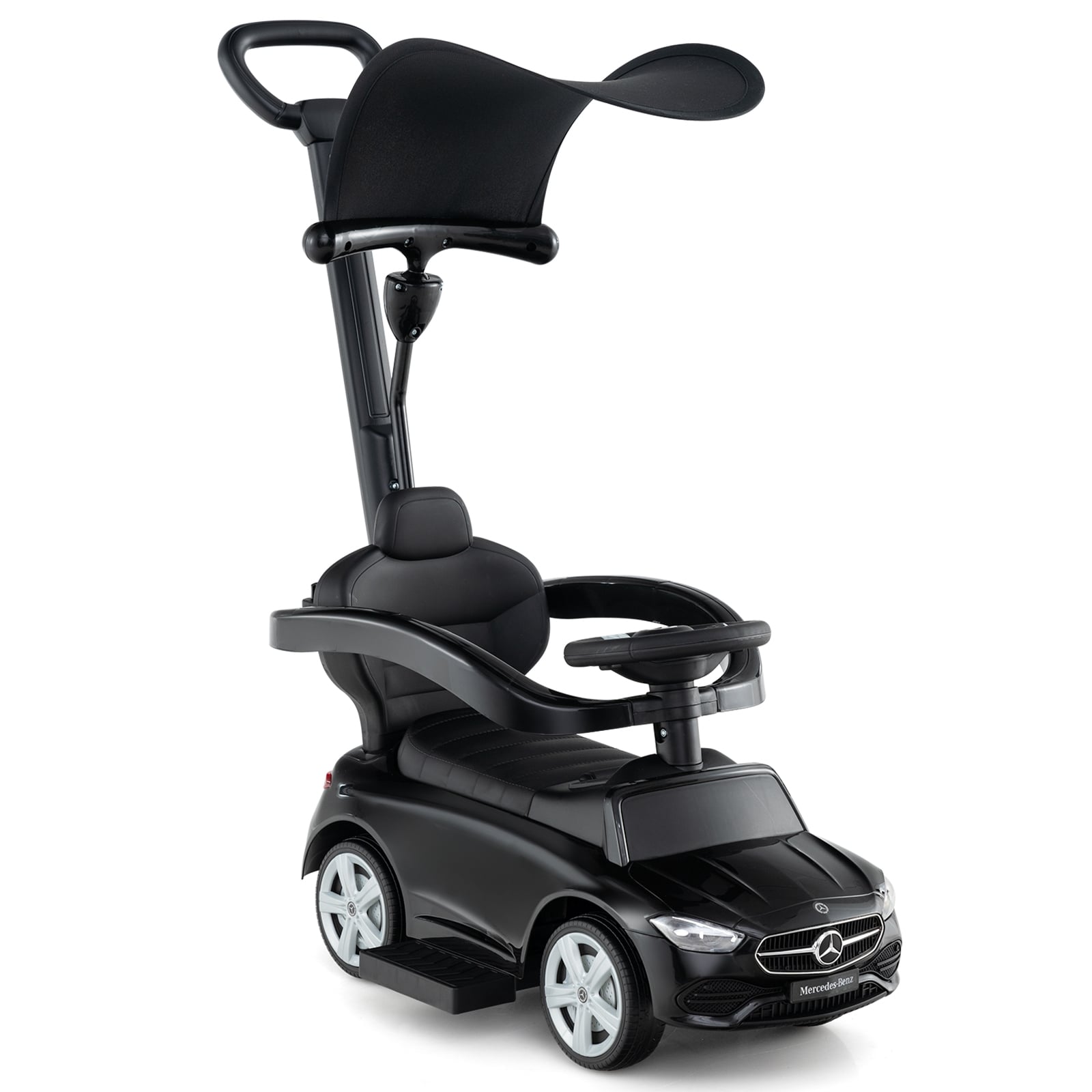 3-In-1 Ride On Push Car, Black Push & Pedal Ride On Toys at Gallery Canada