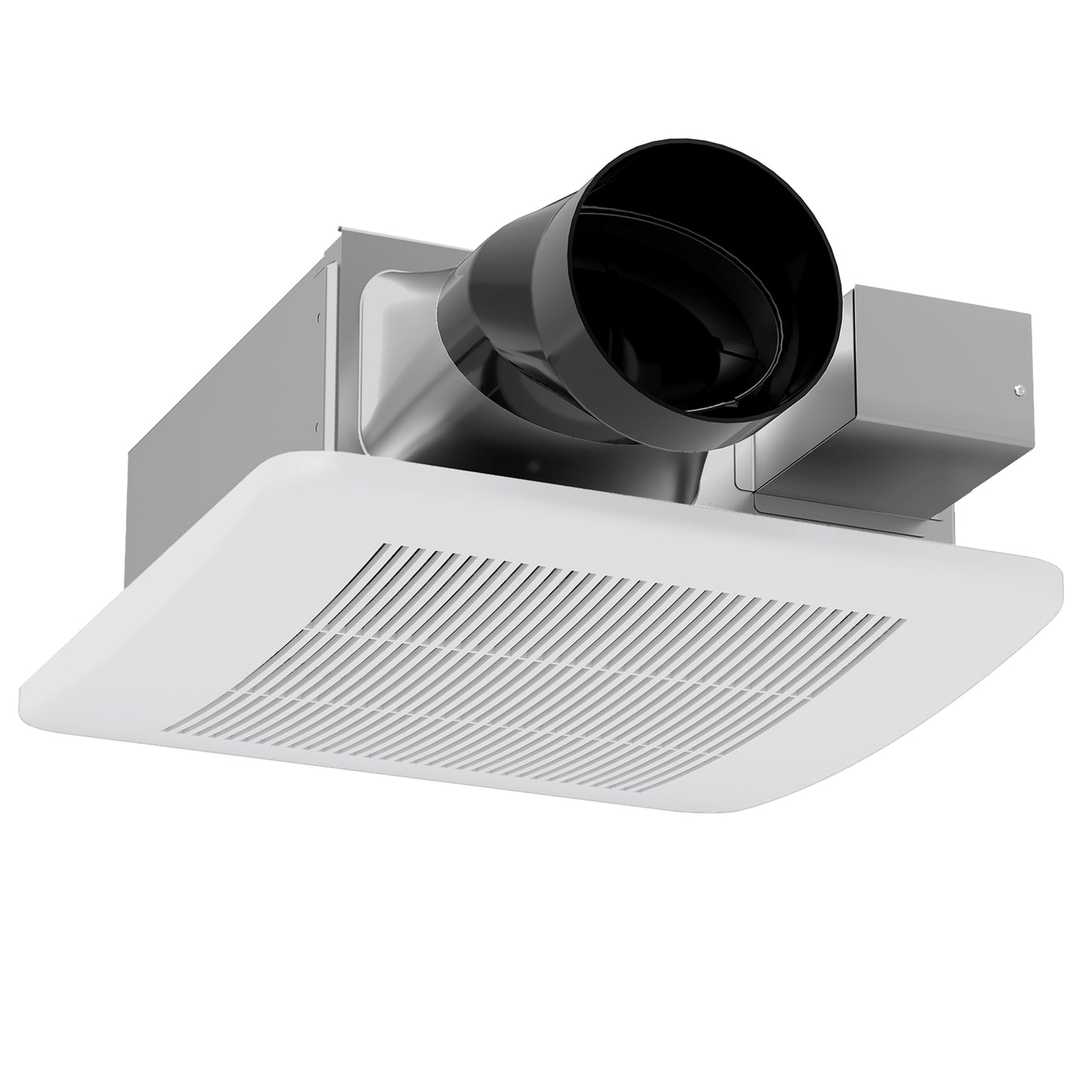 50/80/110 CFM Ceiling Mount Bathroom Fan with Pick-A-Flow and 4 Inches Duct, White Ventilation Fans at Gallery Canada
