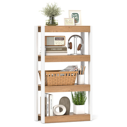 4 Tier Bookshelf, Wooden Bookcase, Natural Bookcases at Gallery Canada