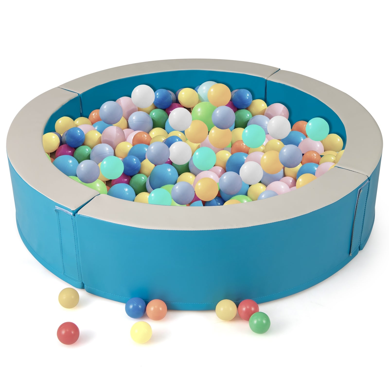 Detachable Foam Ball Pit with 50 Colorful Ocean Balls, Blue Baby Playpen & Playards at Gallery Canada